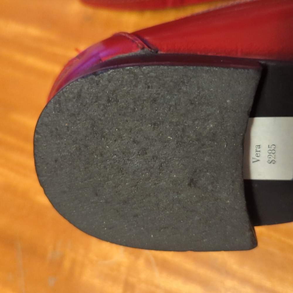 LK Bennett Burgundy Leather Loafers - Picture 8 of 9